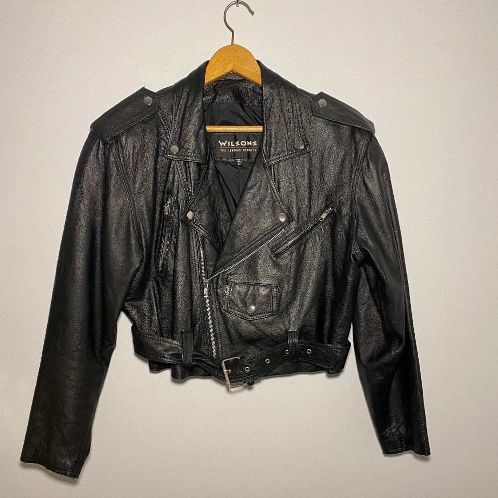 Vintage Wilson’s Leather Cropped Jacket